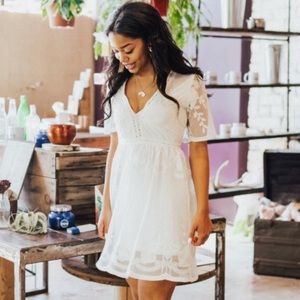 NWT Lace White Dress